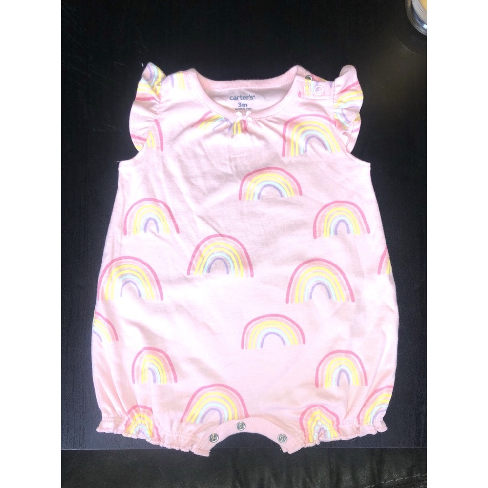 5/$25 Carter’s Rainbow Romper NWOT